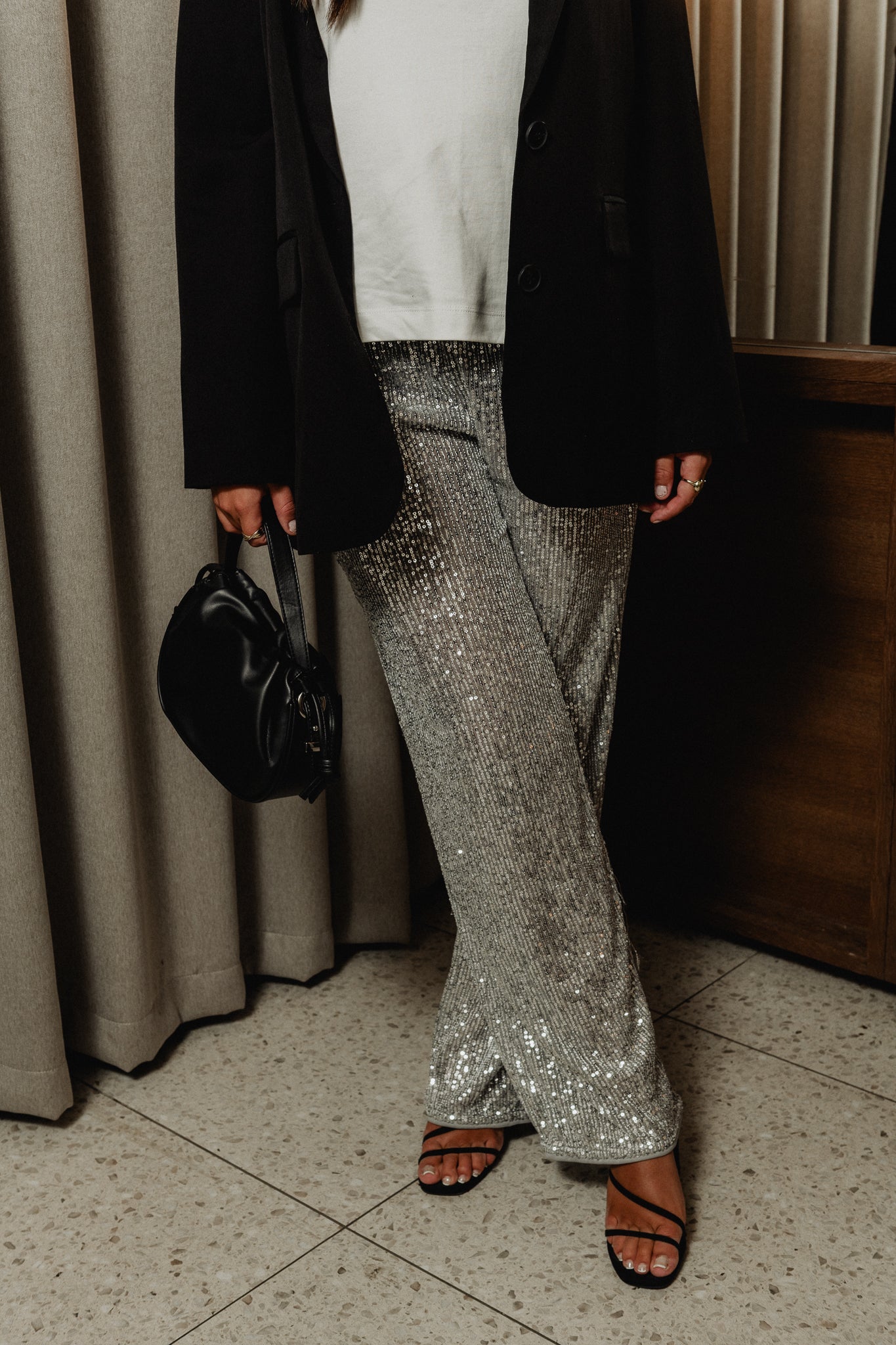 NMSCARLET Trousers - Silver